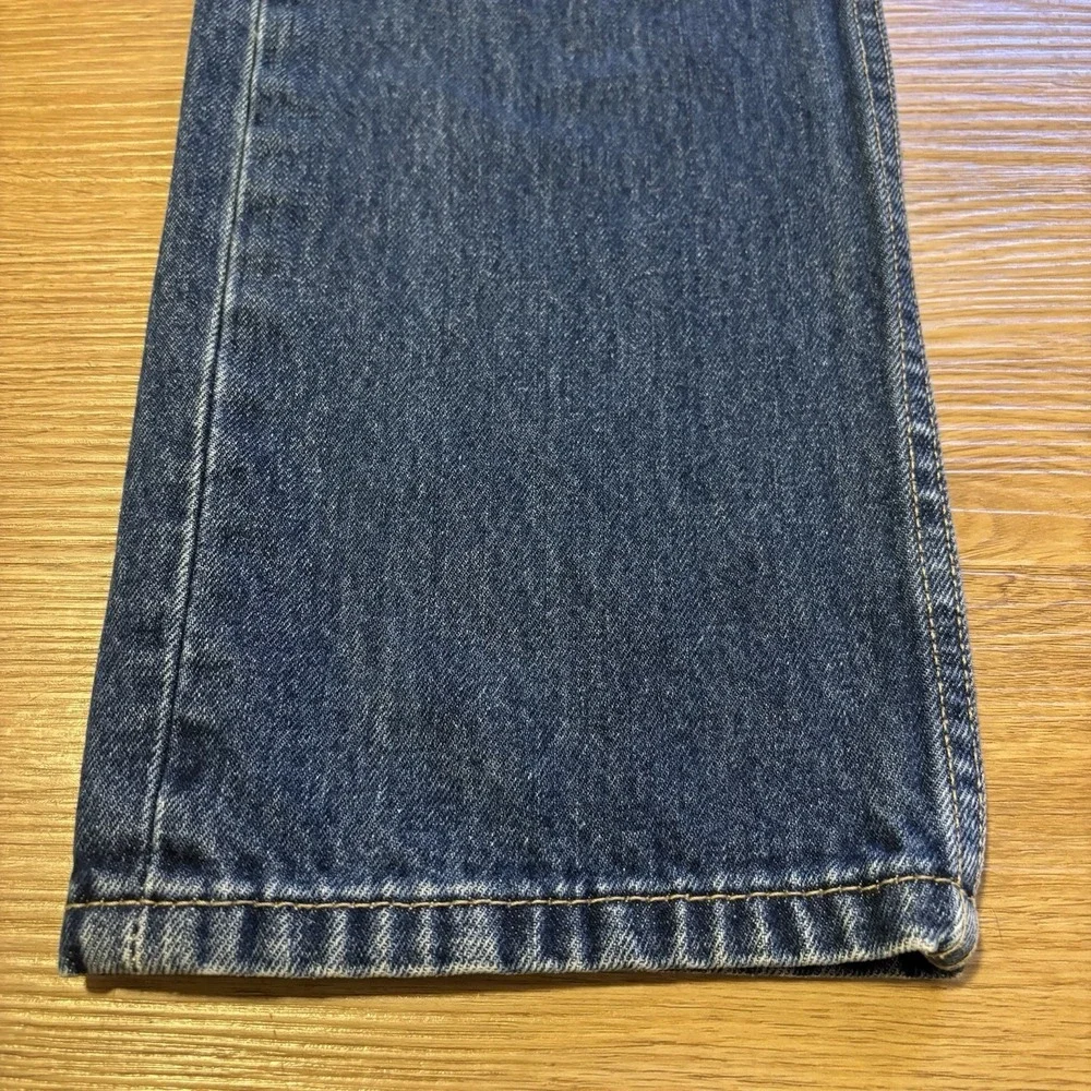 Levis 511‎ Jeans Men's 34x32 Slim Fit Medium Wash Crazy Fade Distresssing Casual